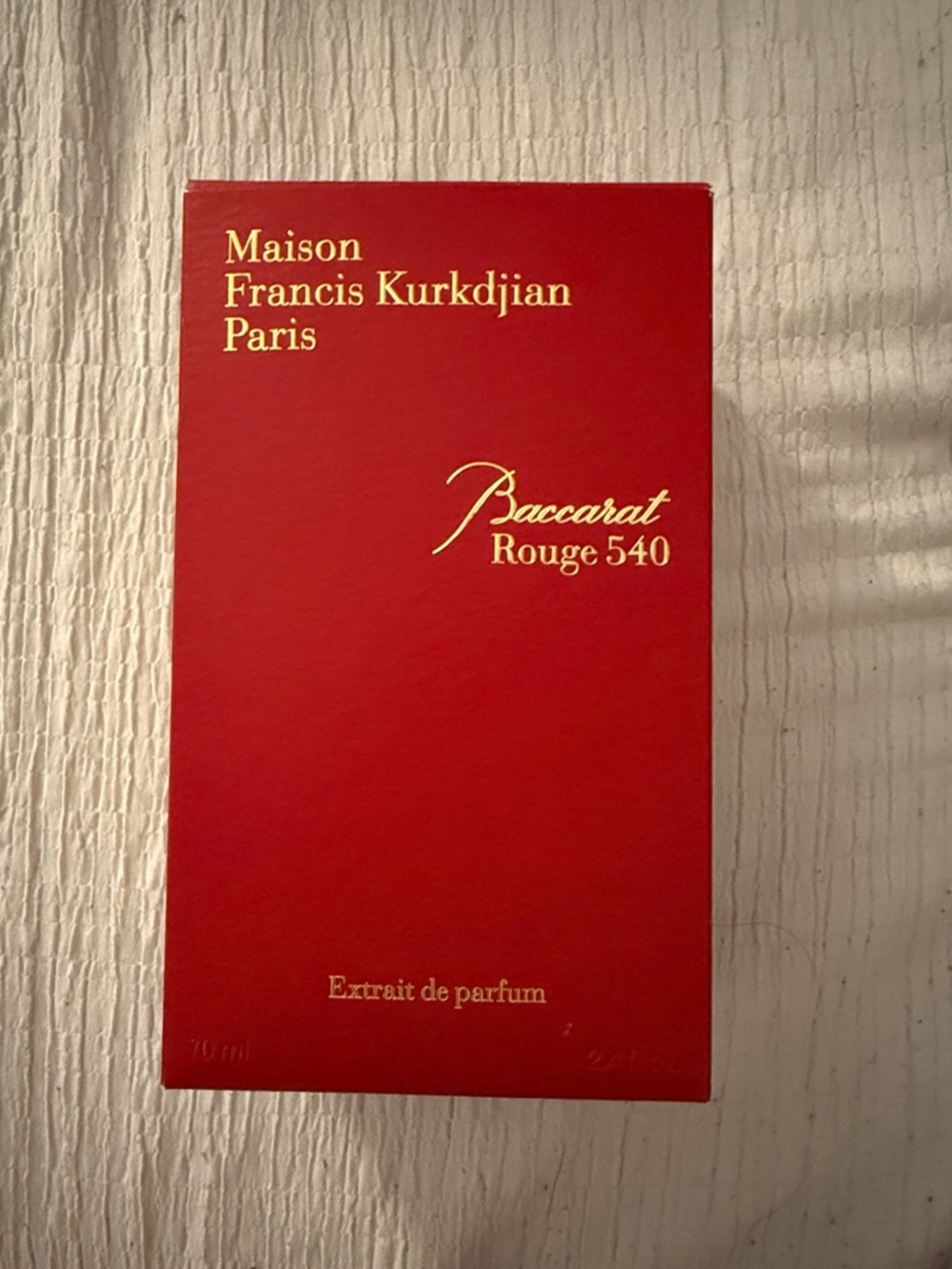 Maison Francis Kurkdjian Baccarat Rouge 540